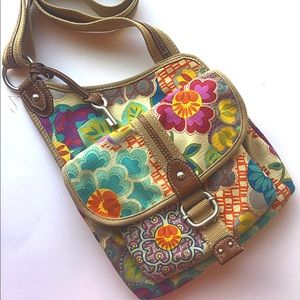 Fossil Crossbody Canvas